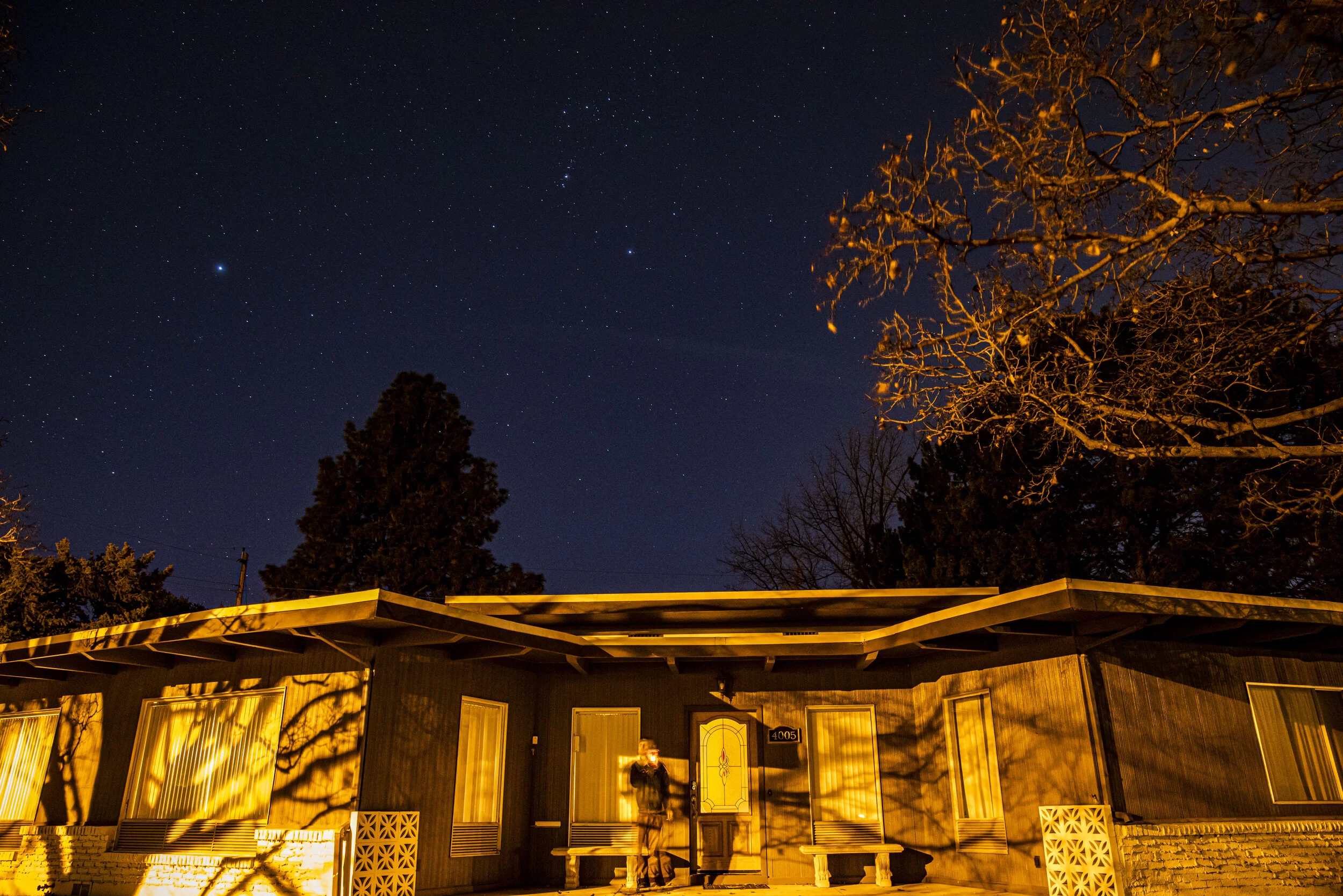 An evening smoke on the front porch in Boise, Idaho on deadline during and editing project.
Constant exposure to artificial light created from smartphones, laptops or digital light of most sorts can create issues such as sleeping disorders and depre