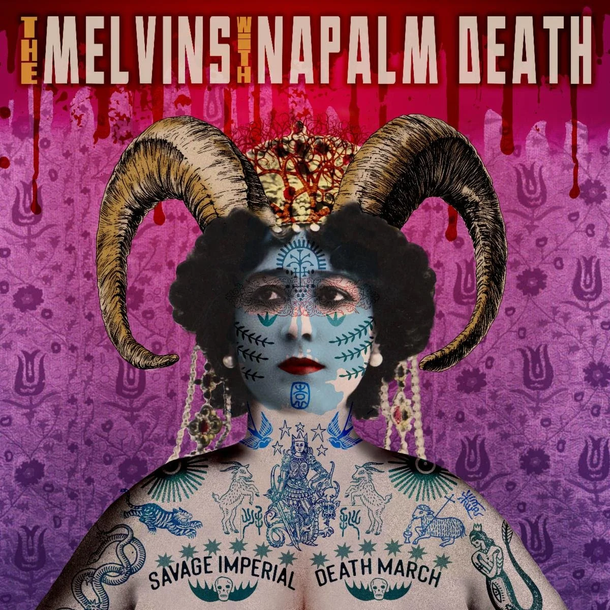 MELVINS &amp; NAPALM DEATH FORM SAVAGE IMPERIAL DEATH MARCH, ALBUM OUT APRIL 10