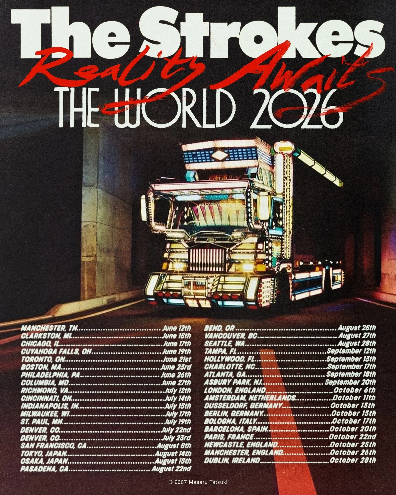 THE STROKES ANNOUNCE NEW TOUR, RETURNING TO THE ROAD WITH A RUN OF HIGHLY ANTICIPATED DATES