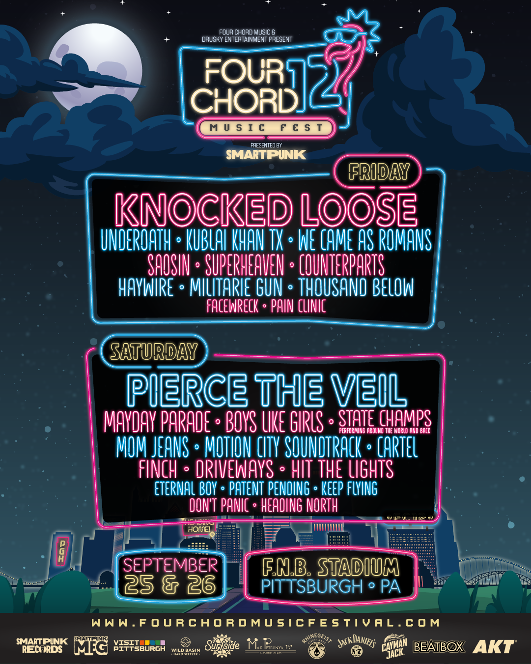 FOUR CHORD MUSIC FESTIVAL 12 RETURNS TO PITTSBURGH FOR 2026