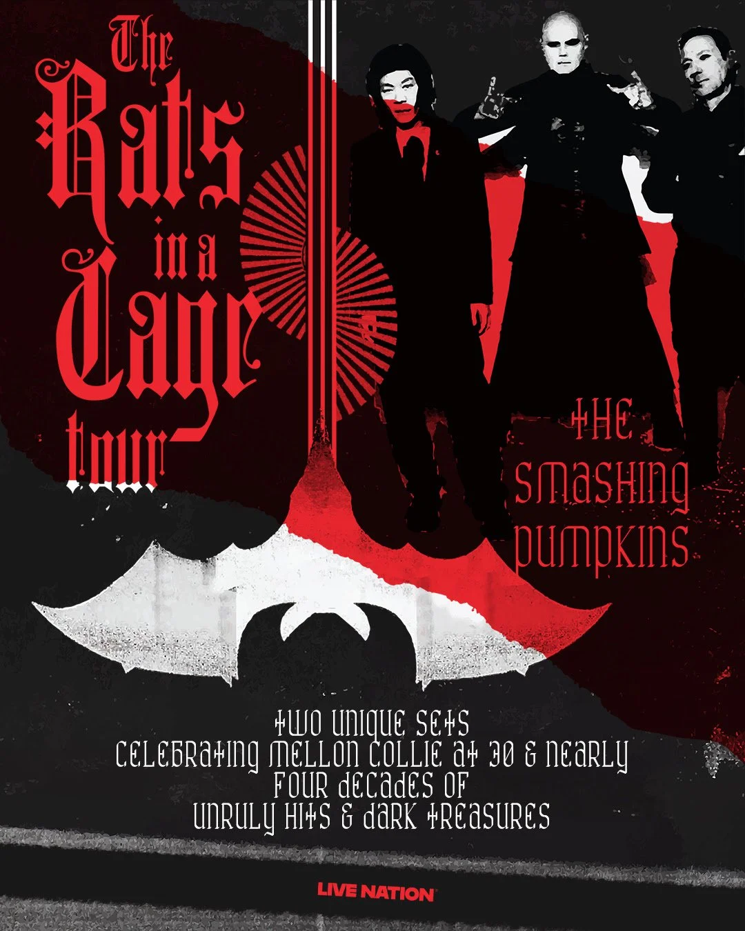 THE SMASHING PUMPKINS ANNOUNCE “THE RATS IN A CAGE” FALL 2026 NORTH AMERICAN TOUR
