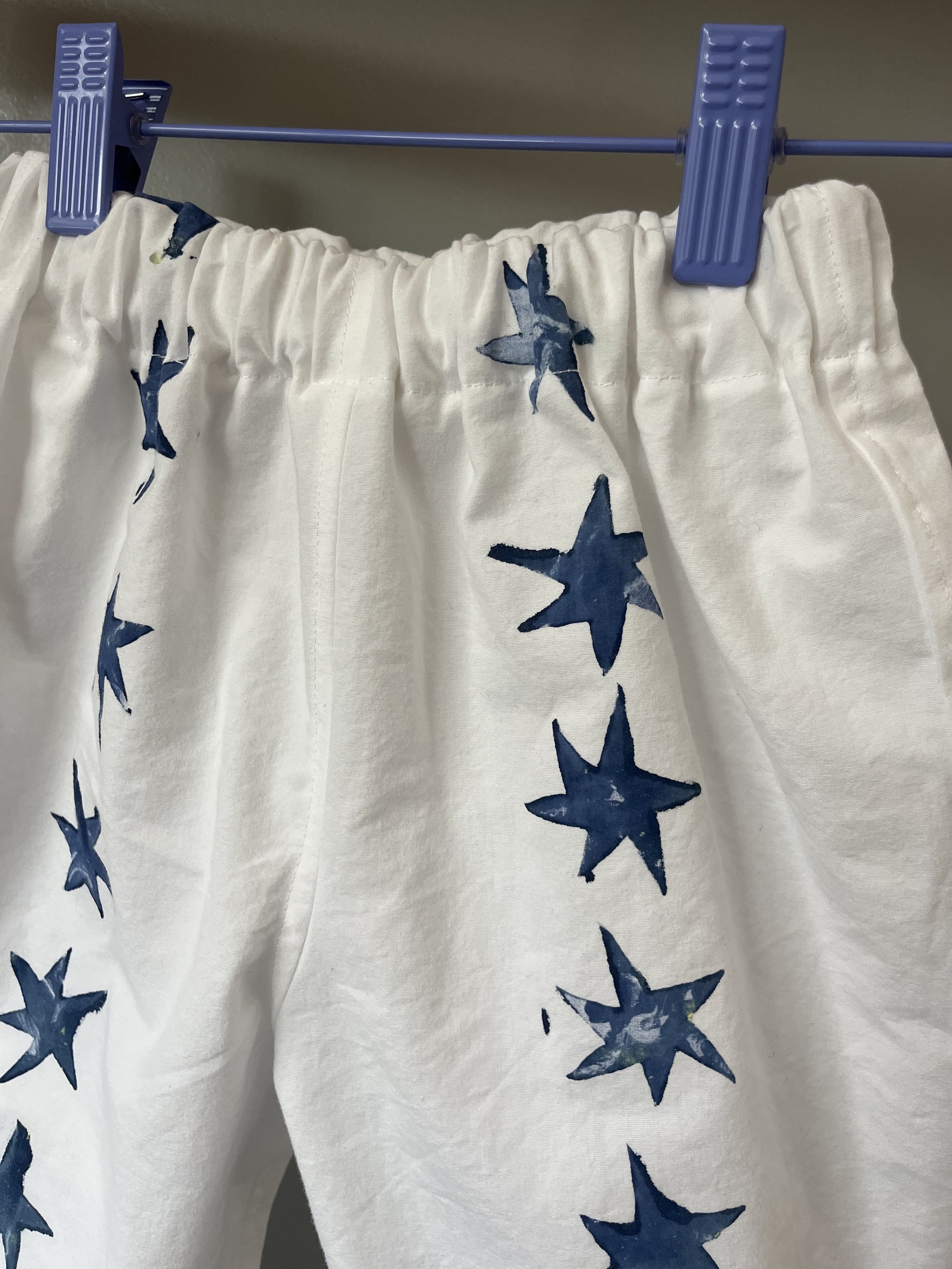 Buddy Pants - Hand Block Printed Stars
