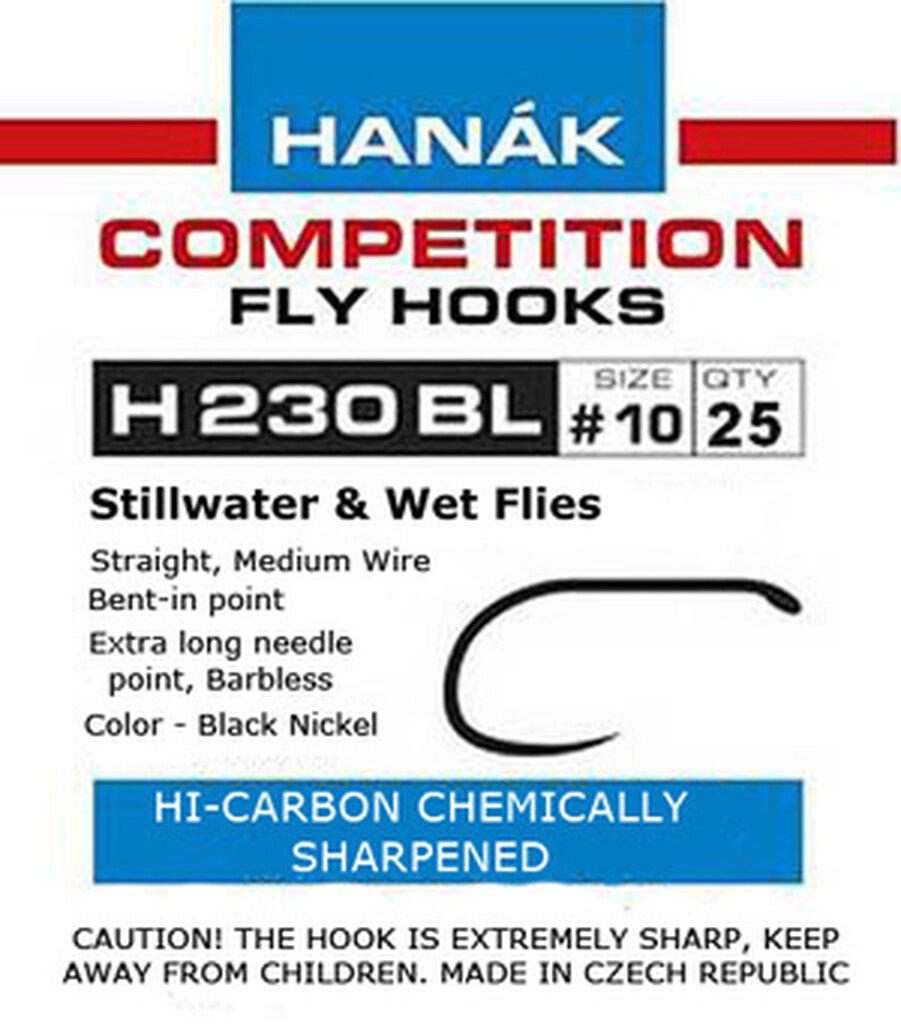HANAK 230 BL NYMPH/WET FLY HOOK — First Drift Fly Co