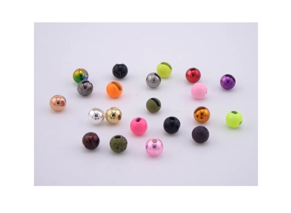 25x Billes Tungstène Fendues FLYSCENE – Or – 3,3mm – Nymphes Pour Mouche – T12