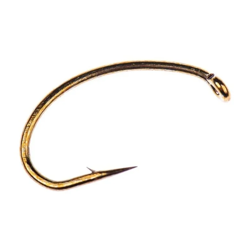 Core C1120 Curved Nymph and Scud Hook Bronze
