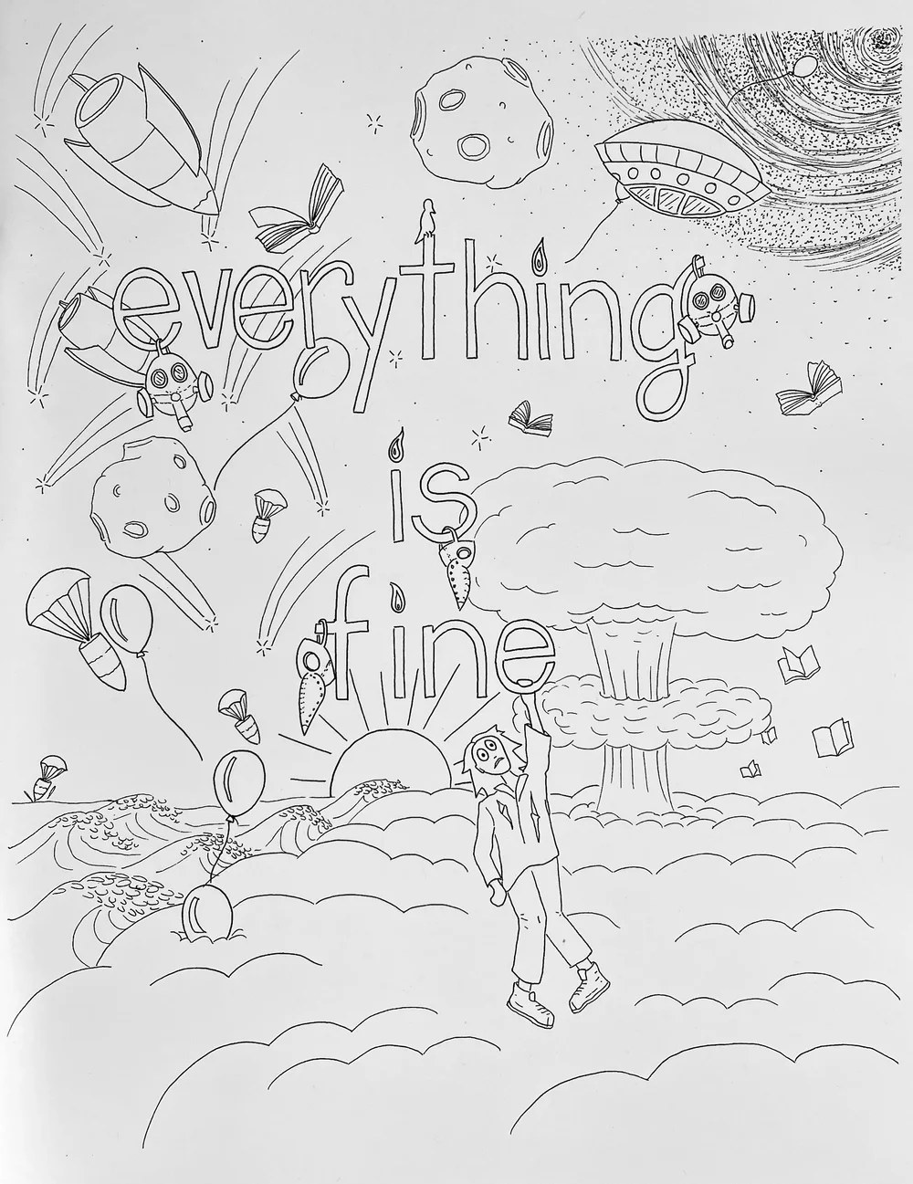 fine-line-coloring-pages