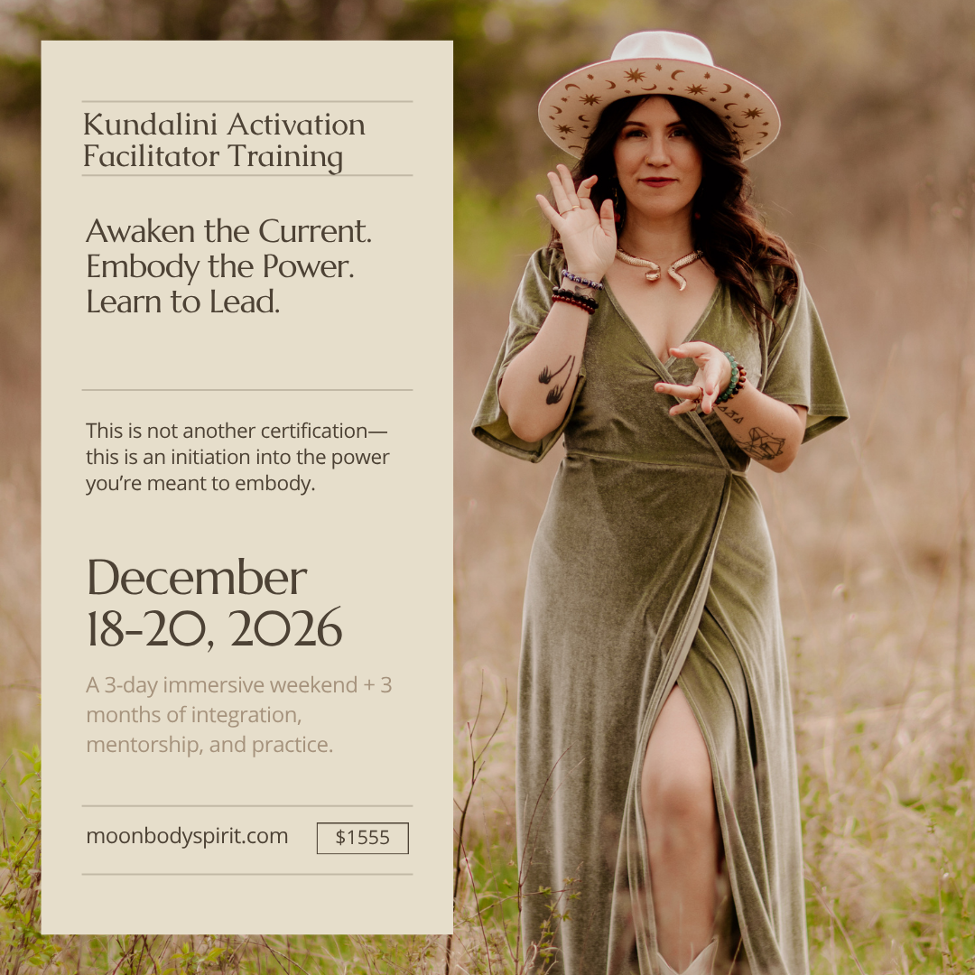 Kundalini Activation Facilitator Training — December 2026 Cohort