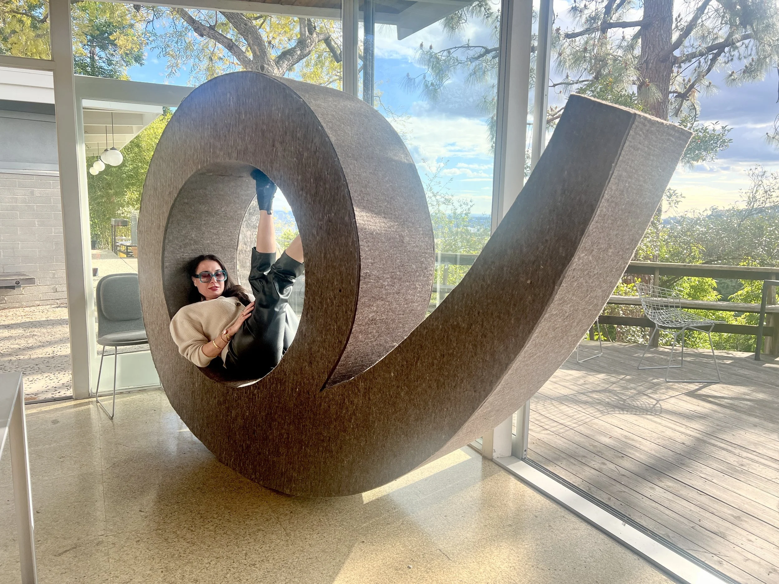 If 6 was 9 (felt), felt over wooden armature, 6'x 9' x 1.5'