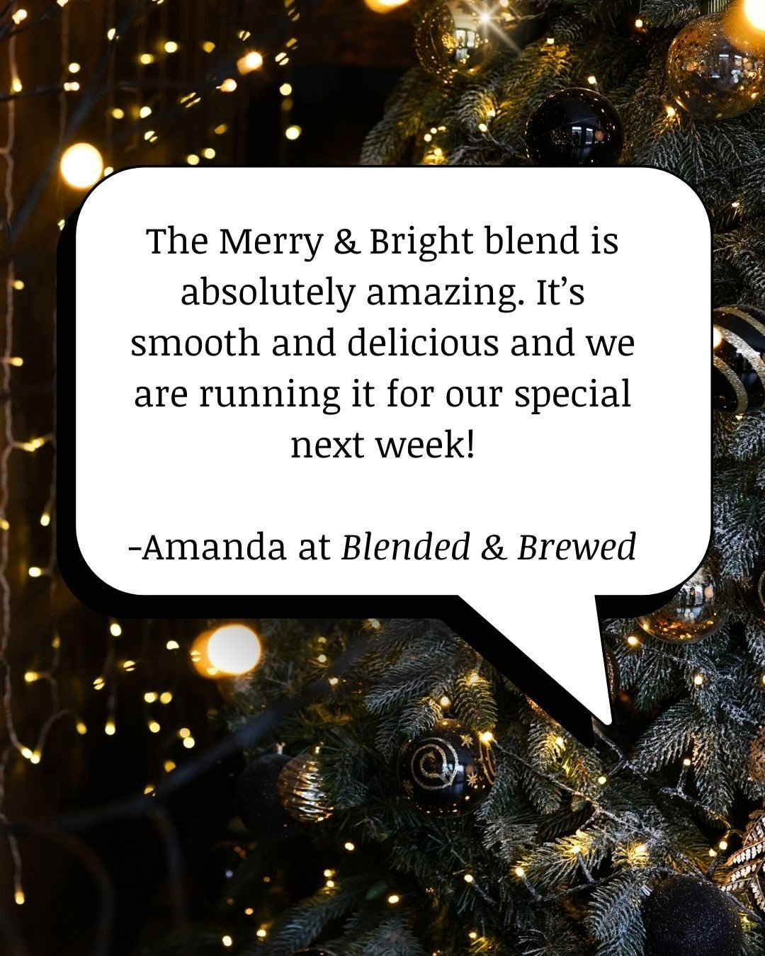 Grab our Merry &amp; Bright Blend at your local coffee shop or at 19coffee.com.