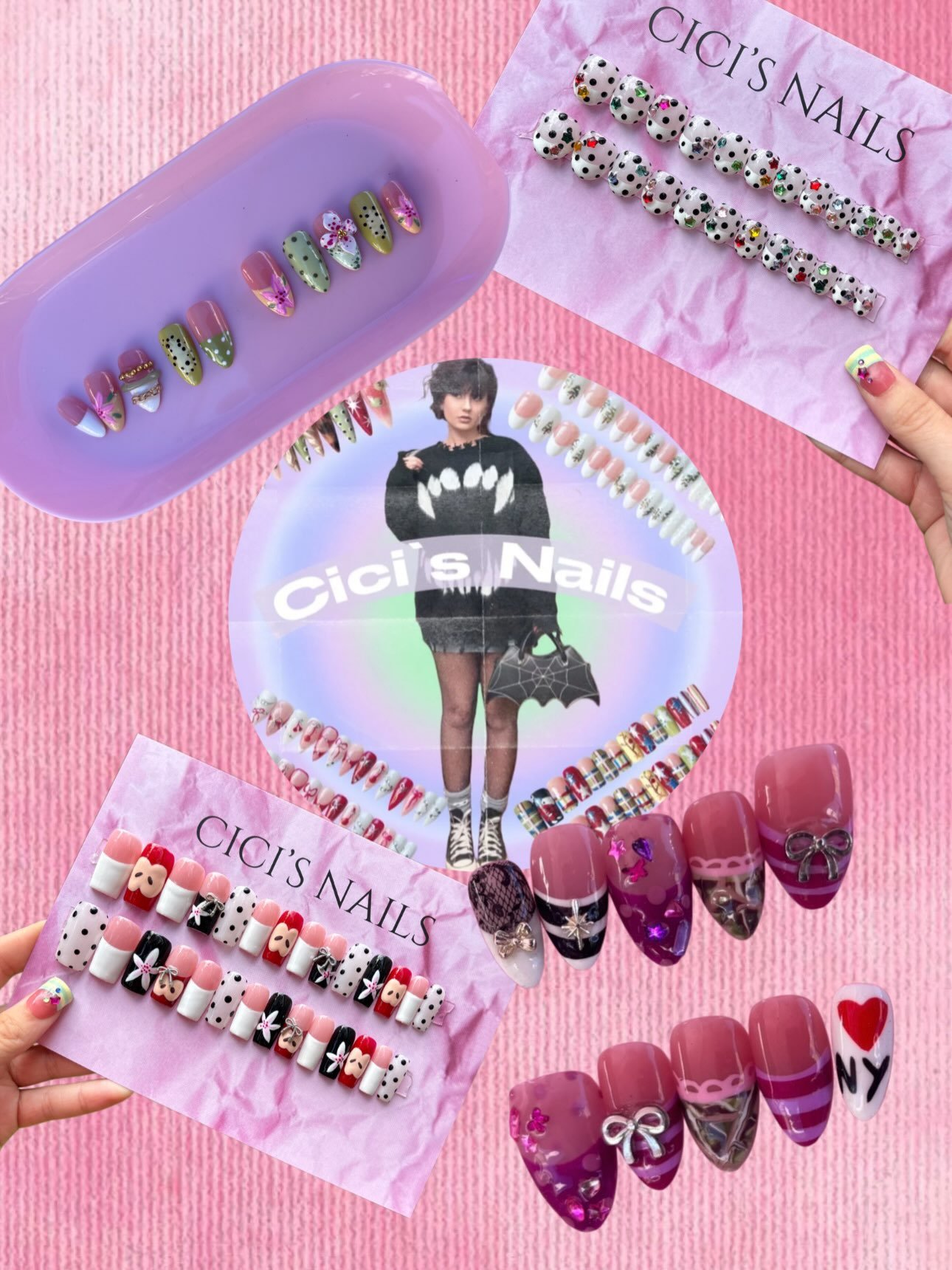 Vendor Spotlight💅🏻💗: You know Cecilia as our creative &amp; social media director, but she&rsquo;s also known around the Burgh as Cici&rsquo;s Nails! 

Cecilia started Cici&rsquo;s Nails at 16 years old during her sophomore year of high school, ma