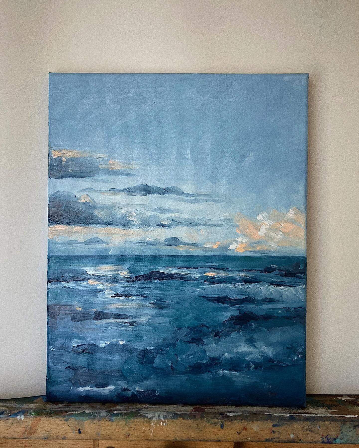 Blue warmup.
Oil on canvas, 11”x14”.
// SOLD //
#painting #oilpainting #blue #bluecolors #warmup #colors #landscape #ocean #sea #coast #pacific #pnw #draw #drawsomething #clouds #sky #horizon #portrait #paintsomething #art #artist #oils