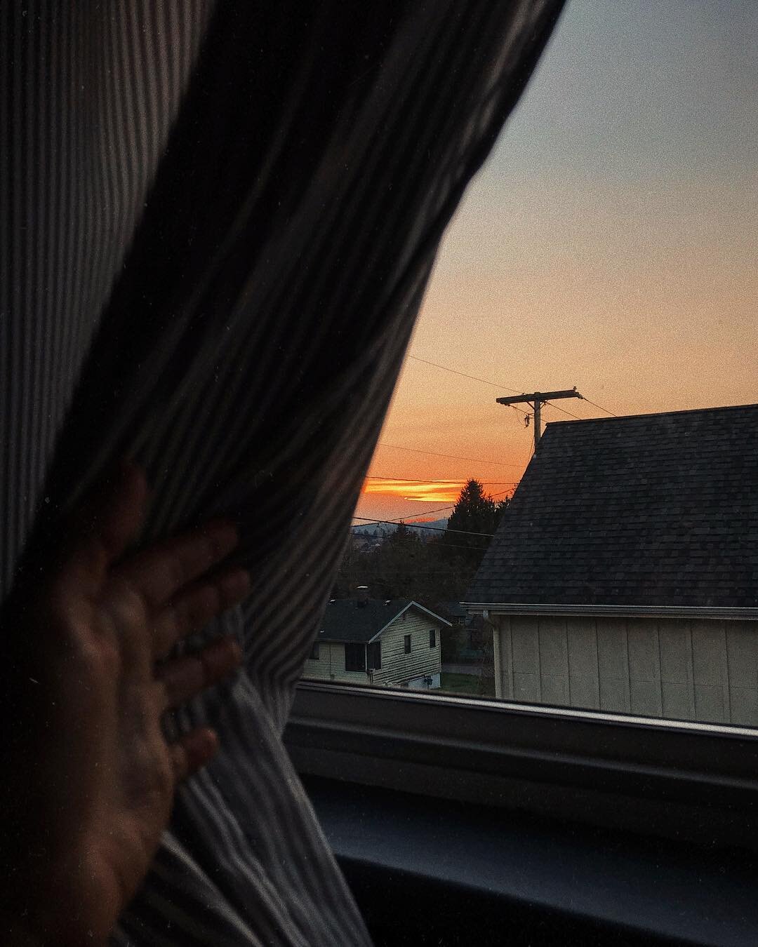 I have noticed a desperate sort of feeling as the sun begins to set.
As if I have to catch it before it goes.
As if I must run as quick and as far as I can, to take hold of it in my hand and press it into my chest, so I can feel it there, that last w
