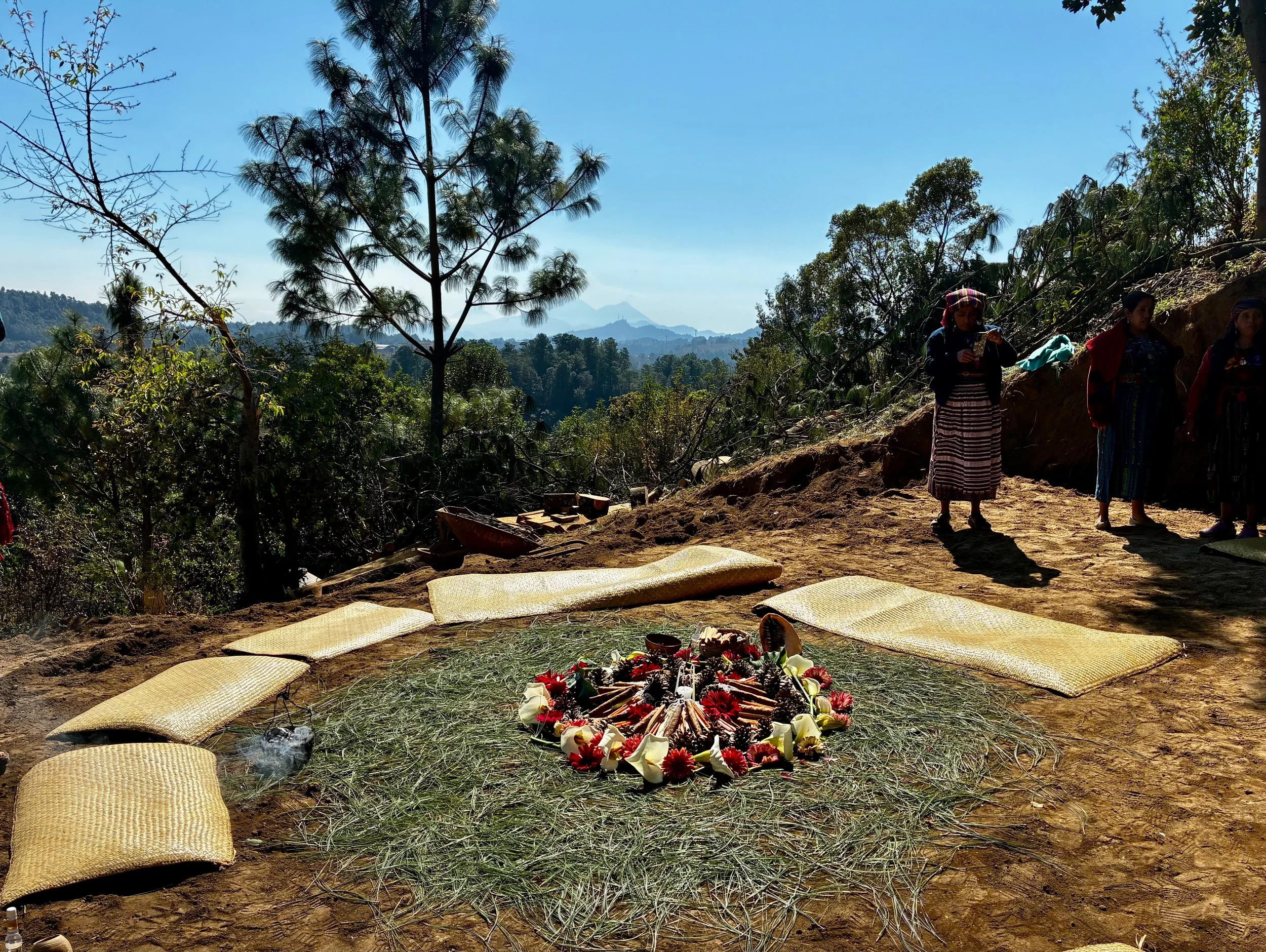 site of construction of a Mayan Indigenous Birthing Center in Santa Lucía Utatlán, Sololá, Guatemala