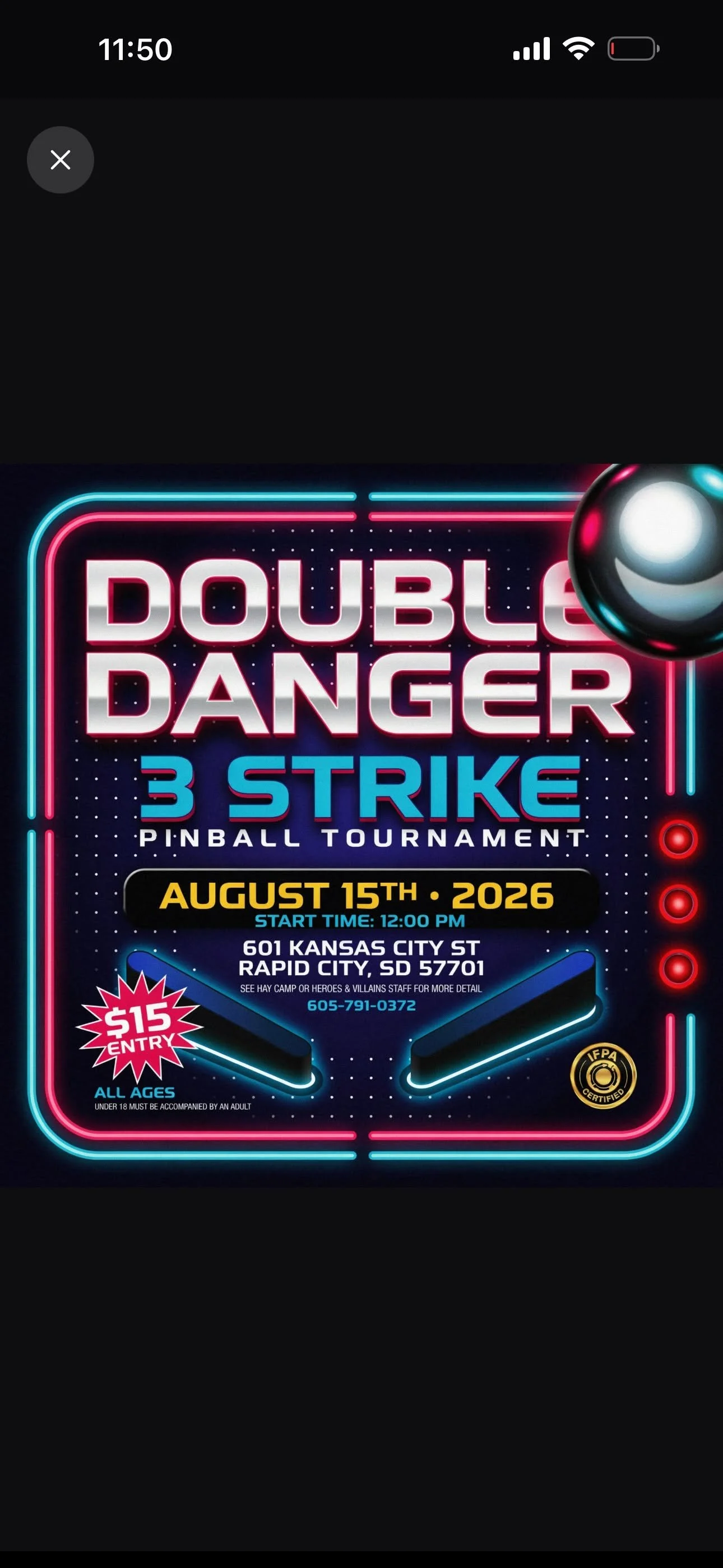 Pinball Tournament