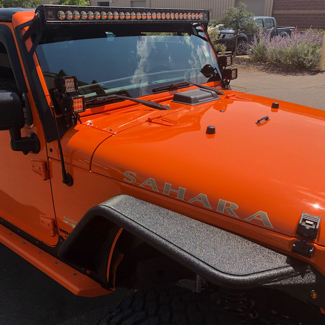 Wow....just detailed this hot looking Jeep for one of our local Boulder car dealership partners.
#GreatJeepDetail  #DetailsPlus  #ClearChoiceTint&amp;ClearBra  #BestDetailInBoulder