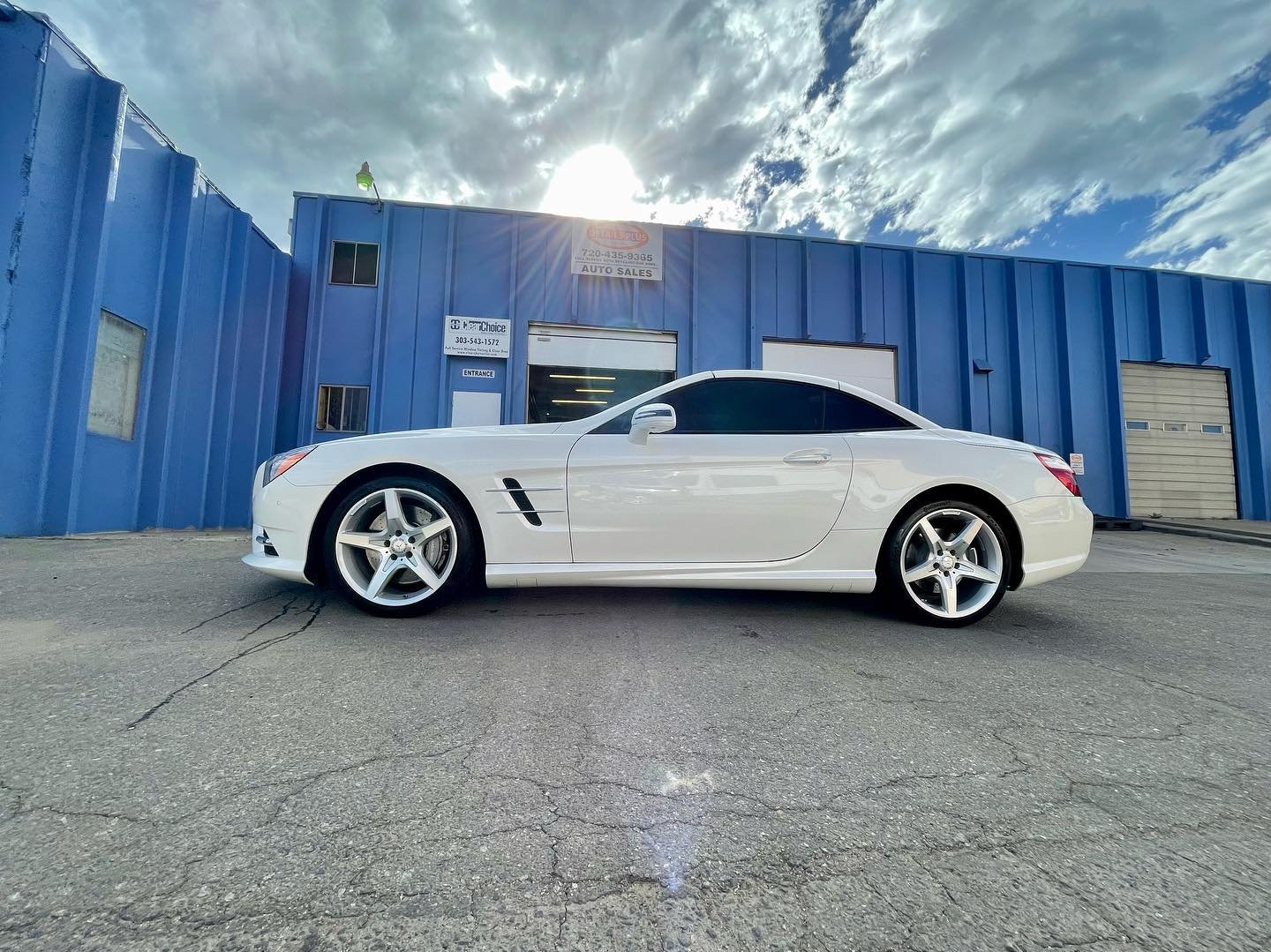 This 2013 Mercedes Benz SL550 got a full interior and exterior detail! #merc #mercedesbenz #mercedesamg #sl550amg #sl550