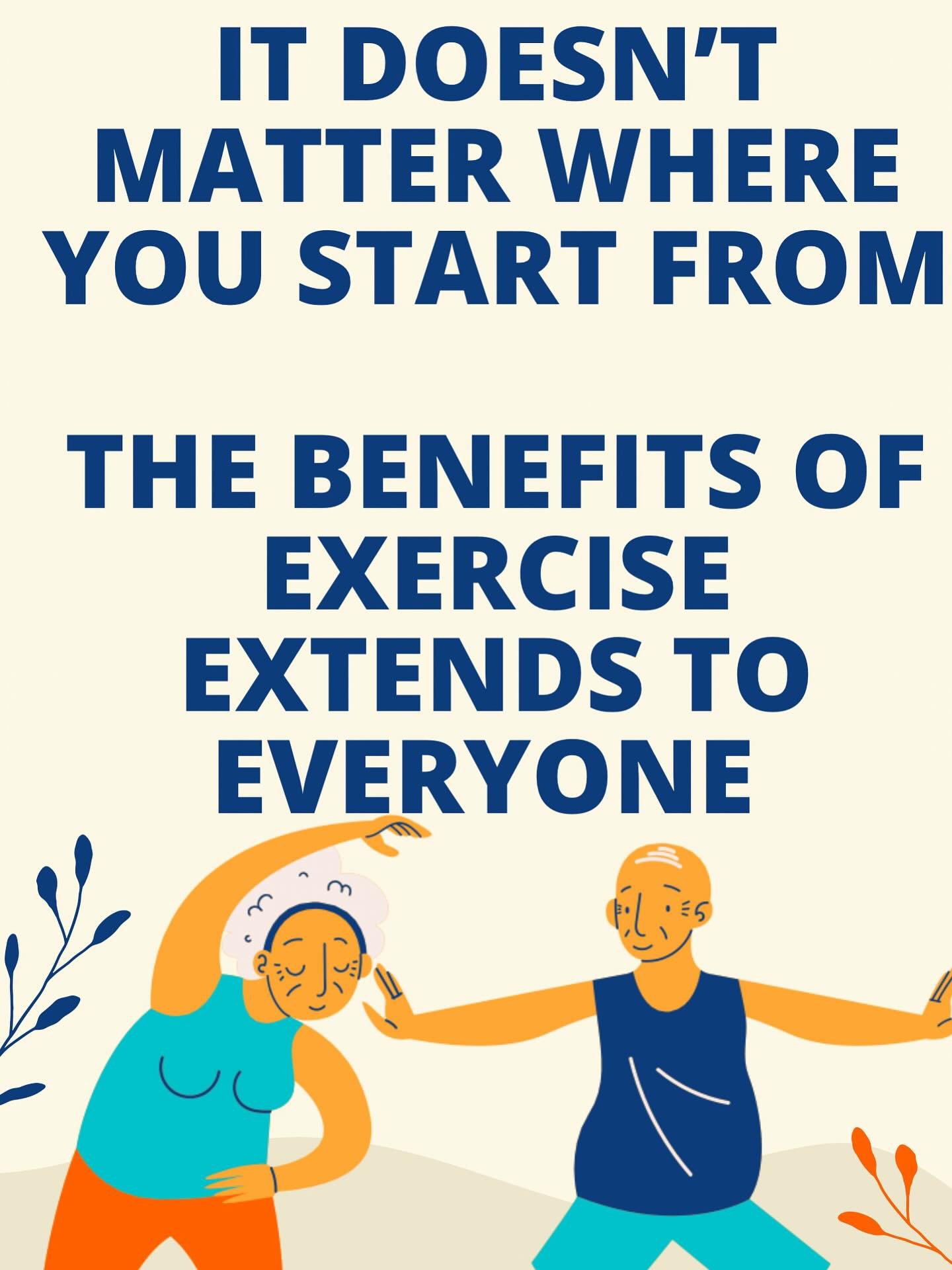 If your starting point with exercise is running 5km OR it&rsquo;s managing the supermarket shop it doesn&rsquo;t matter 
⠀⠀⠀⠀⠀⠀⠀⠀⠀
We know that the benefits of movement / exercise prior to, during &amp; post cancer treatments extend to everyone no ma