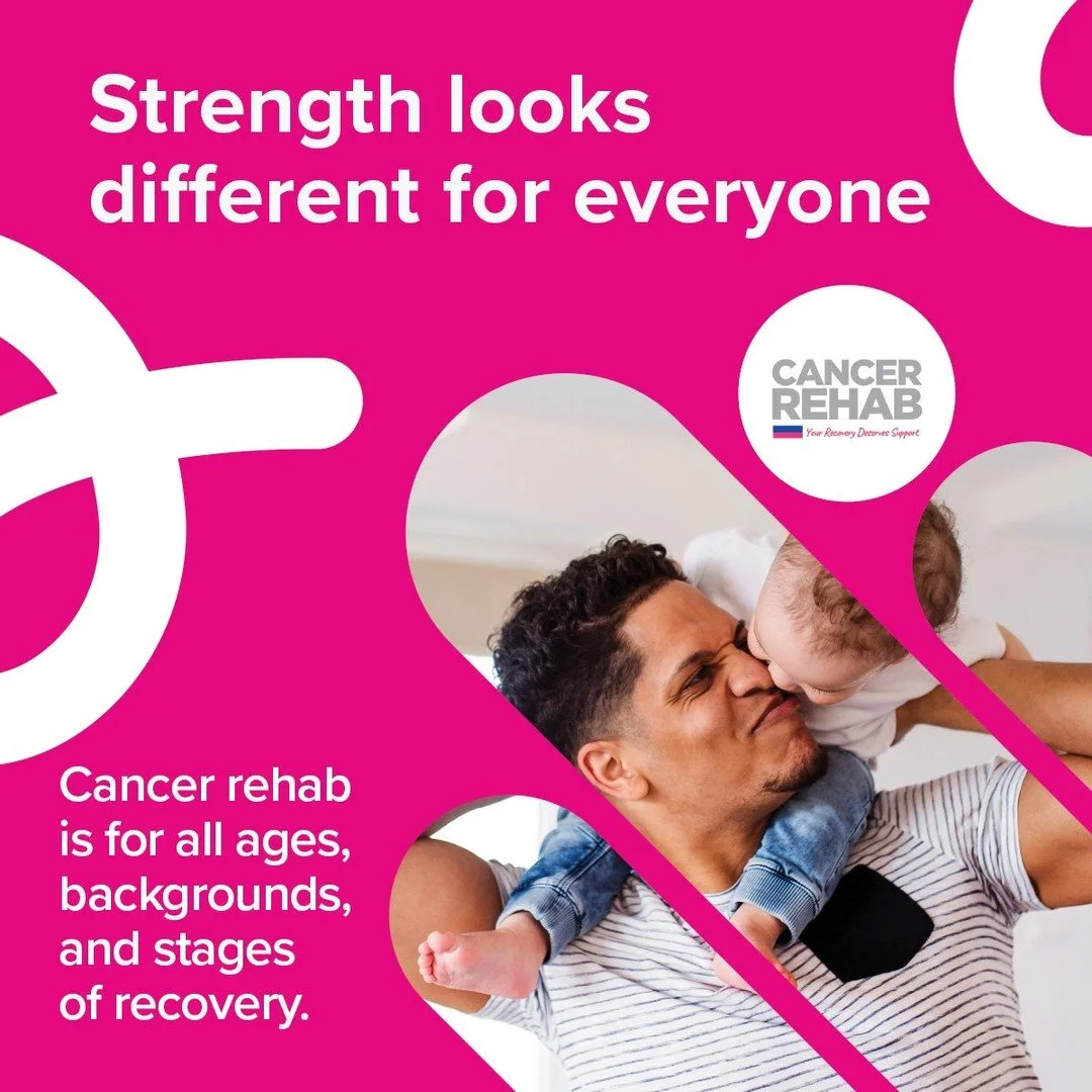Cancer rehab helps people regain their strength- no matter what that looks like to them 

#cancerrehabawarenessweek
#cancerrehab
#cancerrehabphysio
#cancerphysioauckland
#physioauckland
#pilatesauckland
#lymphoedemaauckland
#lymphoedema