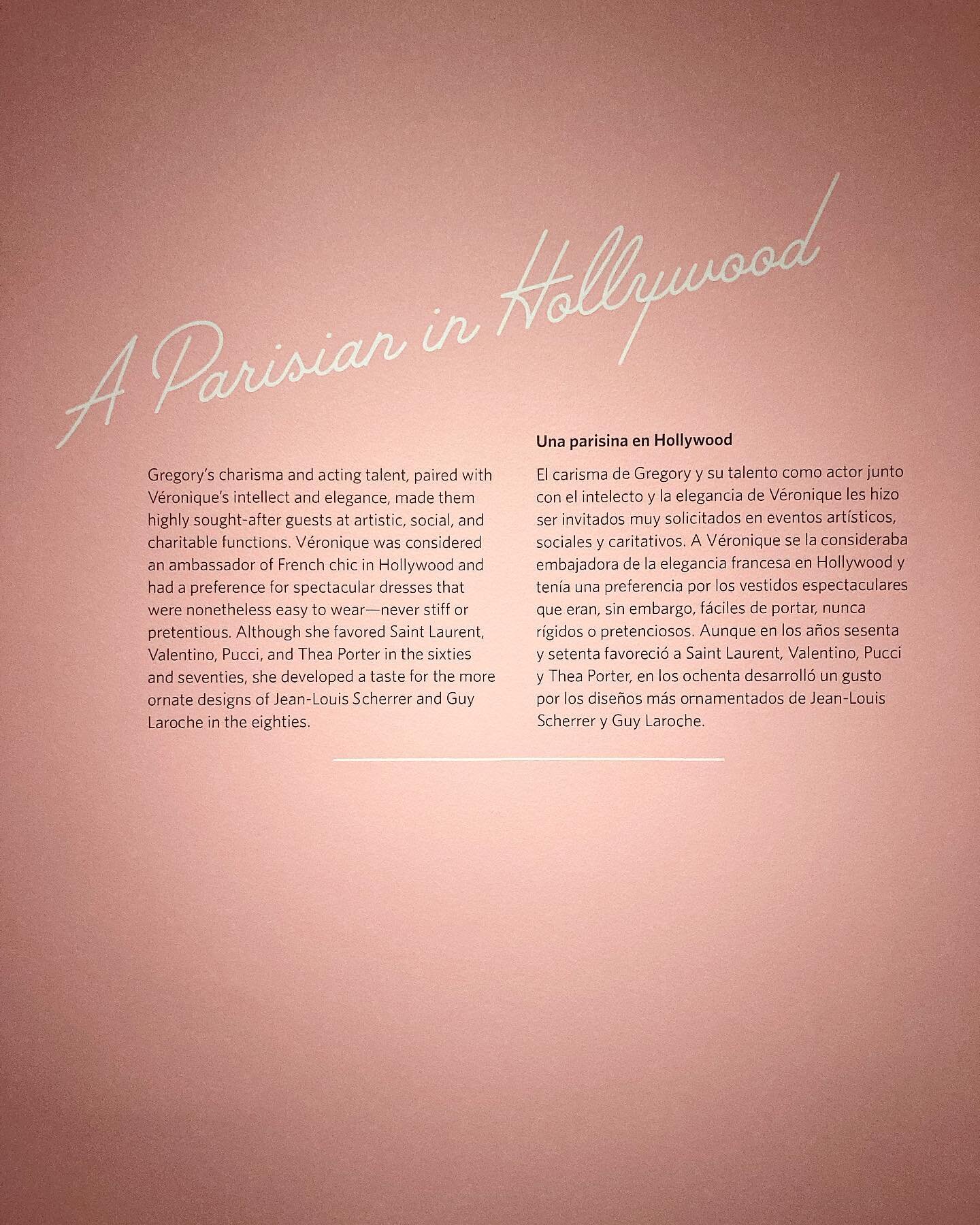 Whether you&rsquo;re into old Hollywood or love a good fashion exhibit, the &lsquo;Paris to Hollywood;  The Fashion and Influence of V&eacute;ronique and Gregory Peck&rsquo; exhibit at Denver Art Museum was a must-visit. 🎥👗🧥

The exhibit focused o