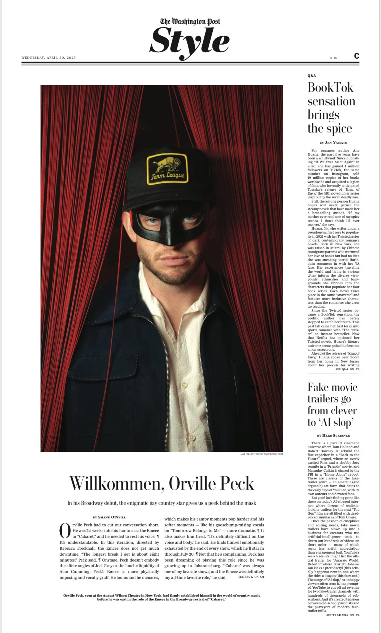 Orville Peck for The Washington Post 