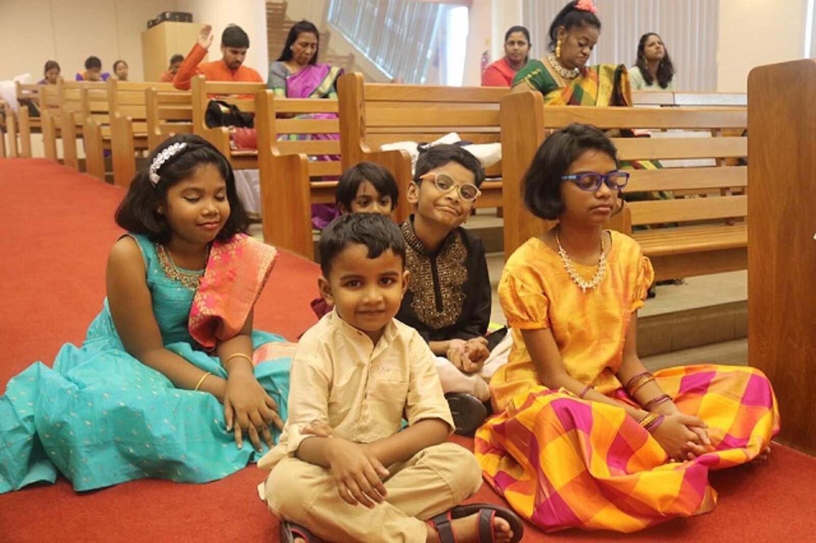 Attentive little ones at Pongal Thanksgiving Service 2.jpg