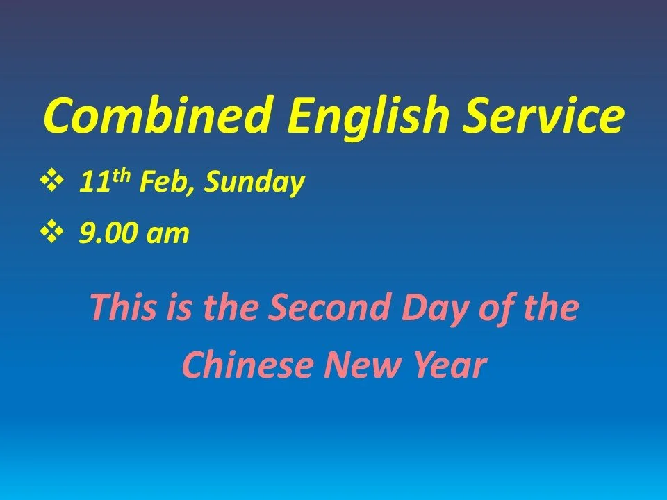 CNY Combined English Service