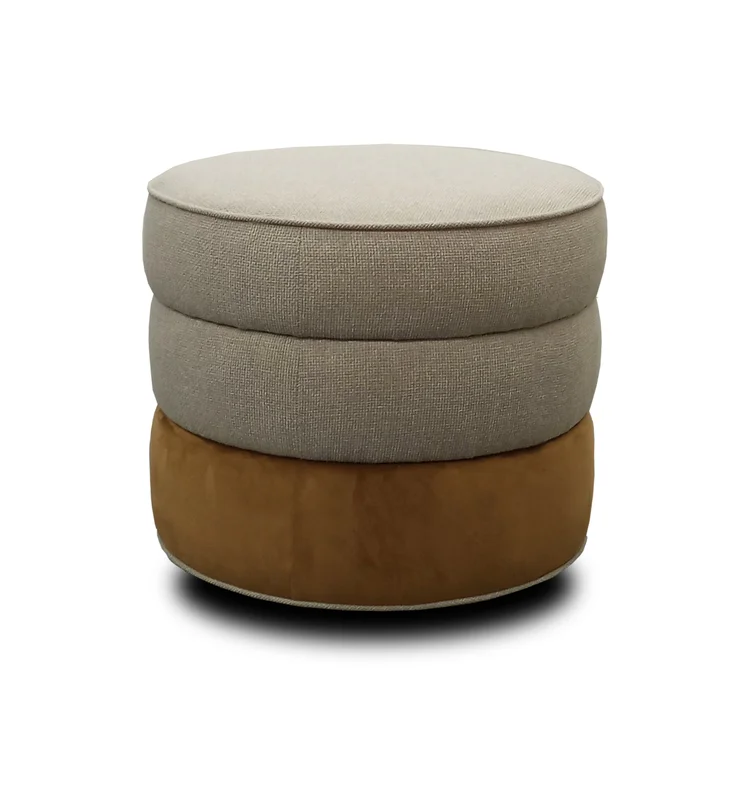 EDDIE TOWER OTTOMAN, custom ottoman made in Los Angeles