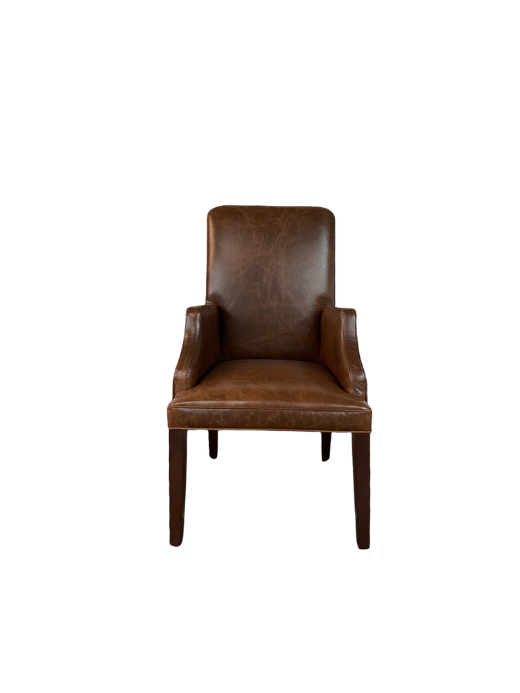 BRUCE ARM CHAIR, custom dining chair made in Los Angeles