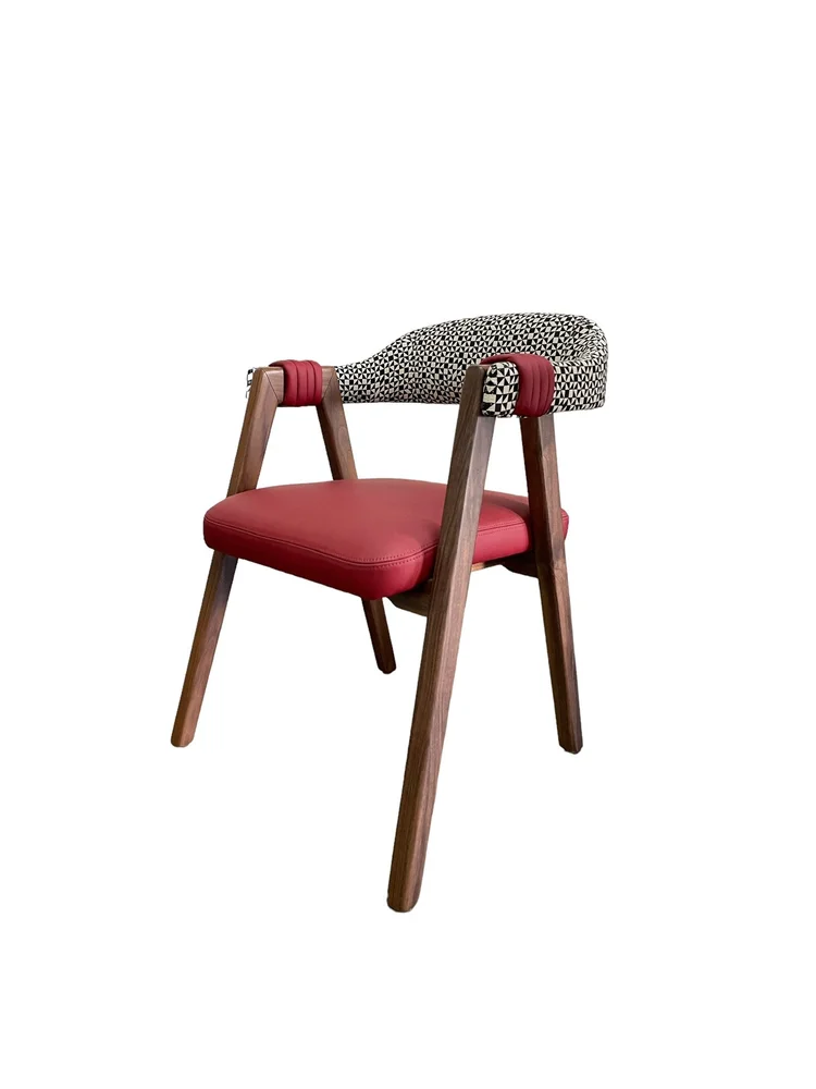 AGONE CHAIR, custom dining chair made in Los Angeles