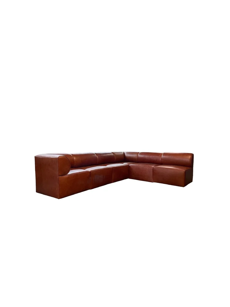 BLOCK SECTIONAL, custom sectional made in Los Angeles