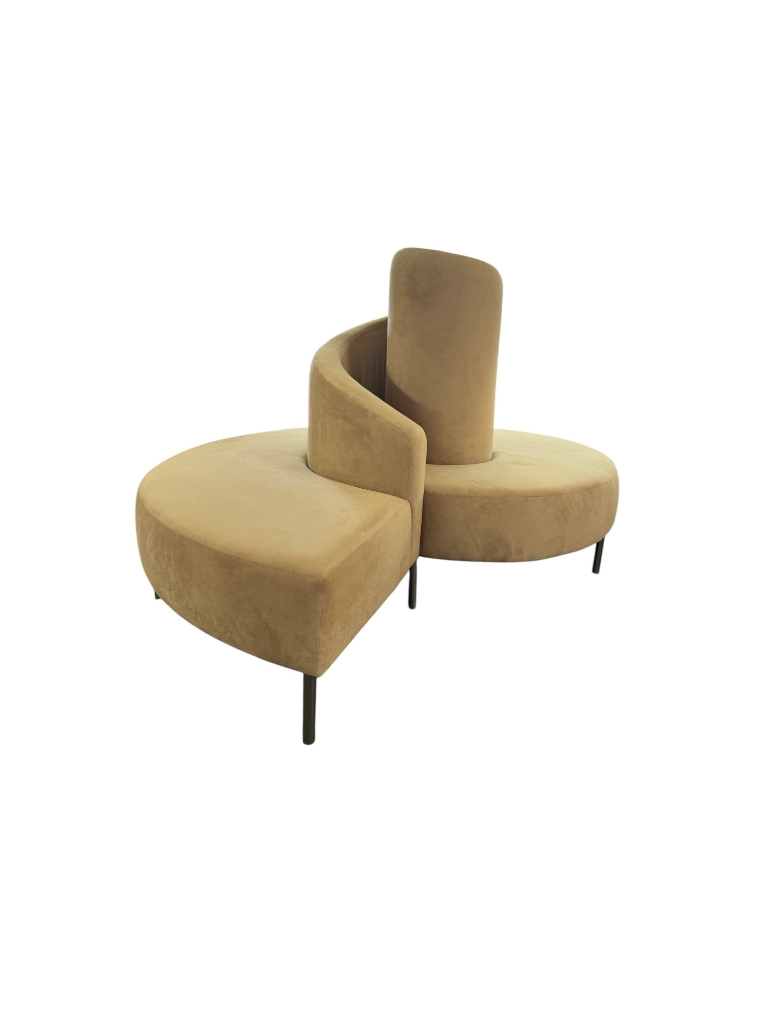 SPRING POUF, custom banquette handmade by Trend Contract Furnishings in Los Angeles