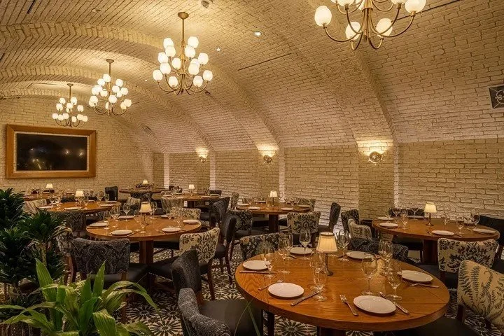 Custom seating at Lavo, West Hollywood, CA by Trend Contract Furnishings