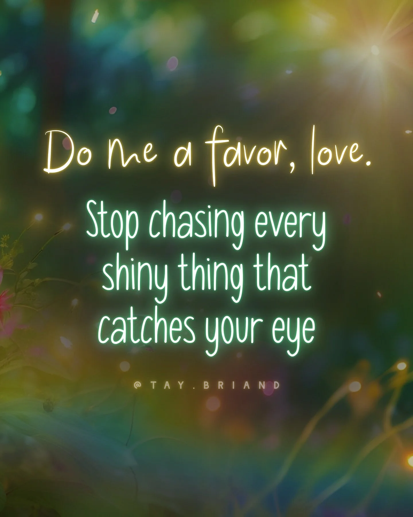 Every shiny thing isn&rsquo;t treasure. Some of it&rsquo;s just a big fat distraction dressed up as purpose. 🙃

Real alchemy starts when you stop chasing and start becoming.

(Don&rsquo;t roll your eyes at me, brat. It sounds like fluff, but it&rsqu