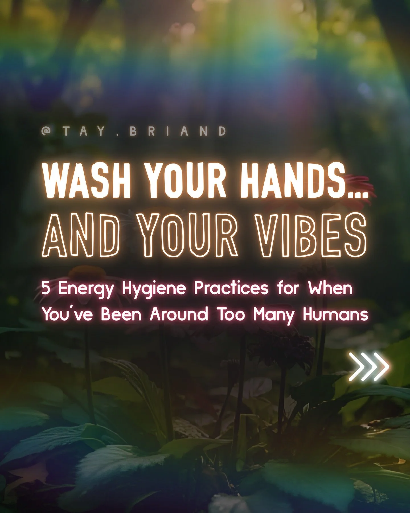 #4 ELEMENTAL RINSE (RESET)
When your energy feels murky, give it back to Momma Earth.

The elements have been transmuting human chaos forever.

🌊 Water &ndash; step into the shower or splash water on yourself and say, &ldquo;Water rinses it away.&rd