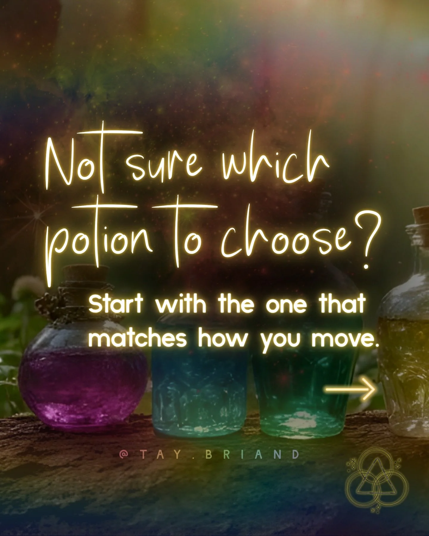 Not all chaos needs a life overhaul.
Sometimes you just need the right potion.

The one that meets you in the exact moment your brain, body, or energy goes a little sideways.

Because let&rsquo;s be honest&hellip;

You don&rsquo;t randomly spiral.
Yo