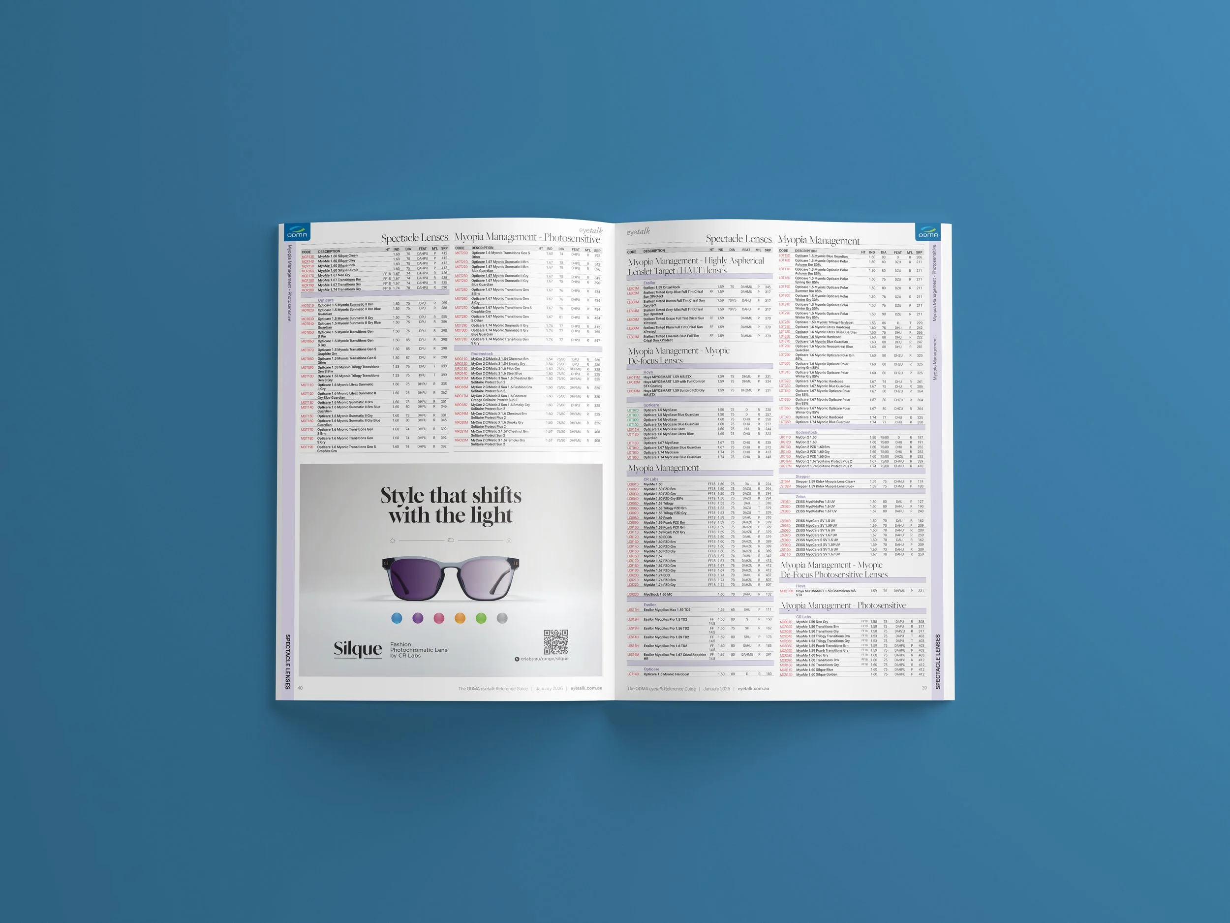 NEW Dedicated Myopia Management Section in Eyetalk Reference Guide&nbsp;