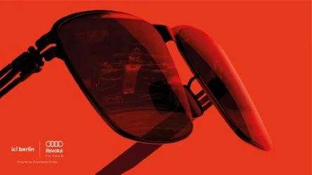 IC! BERLIN IS THE NEW OFFICIAL EYEWEAR PARTNEROF AUDI REVOLUT F1 TEAM