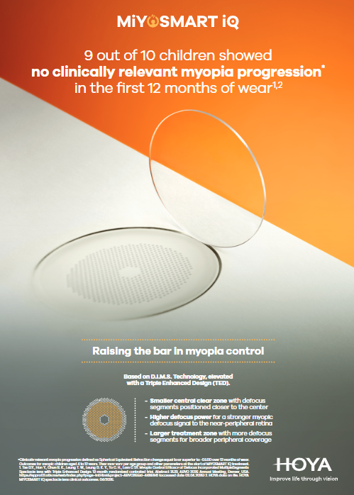 ARVO – MiYOSMART iQ – 12-month clinical evidence