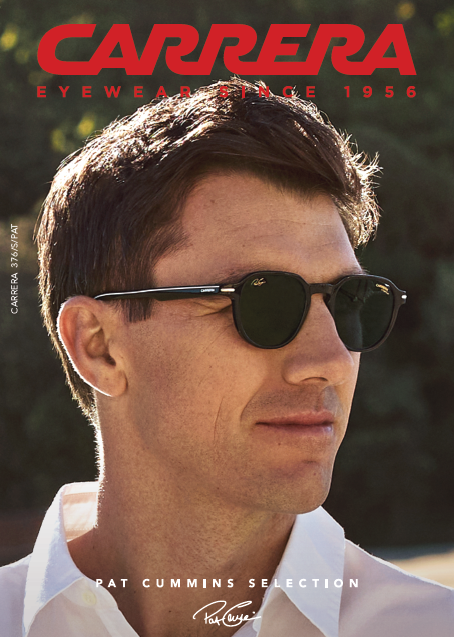 Carrera Eyewear and Pat Cummins Launch the 2026 Signature Selection — Featuring Italian Design and Optimal On-Field Vision