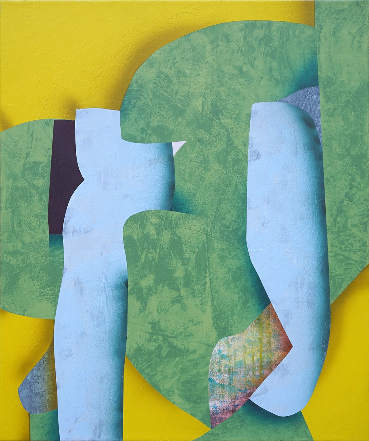 25-10, Acrylic on Canvas, 36" x 30", 2025