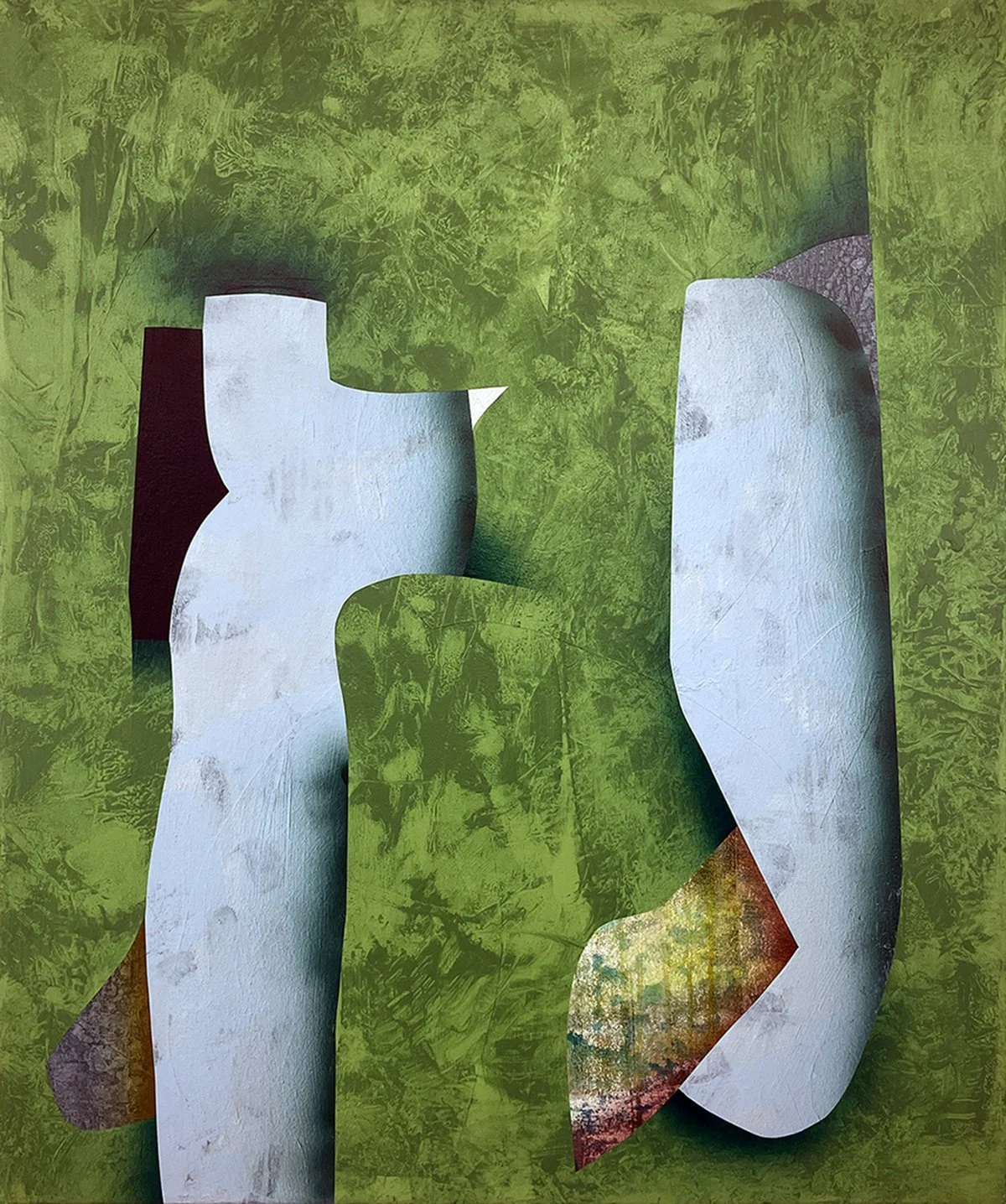 25-10, Acrylic on Canvas, 36" x 30", 2025