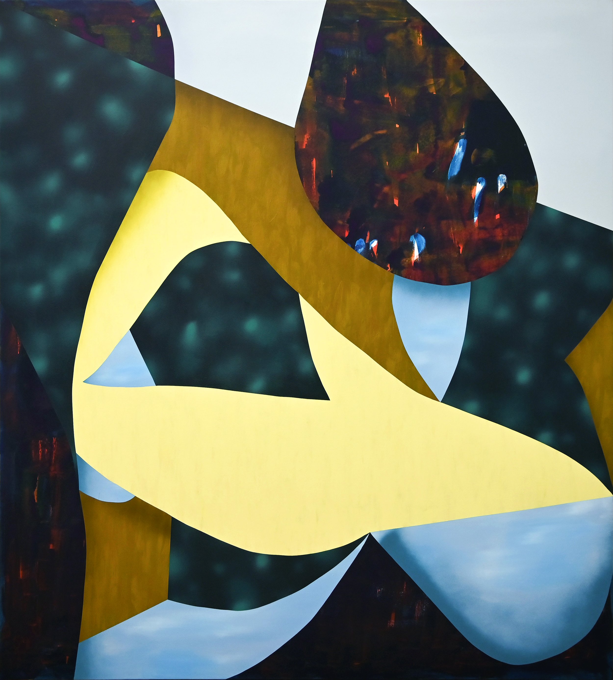26-07, Acrylic on Canvas, 84" x 76", 2026