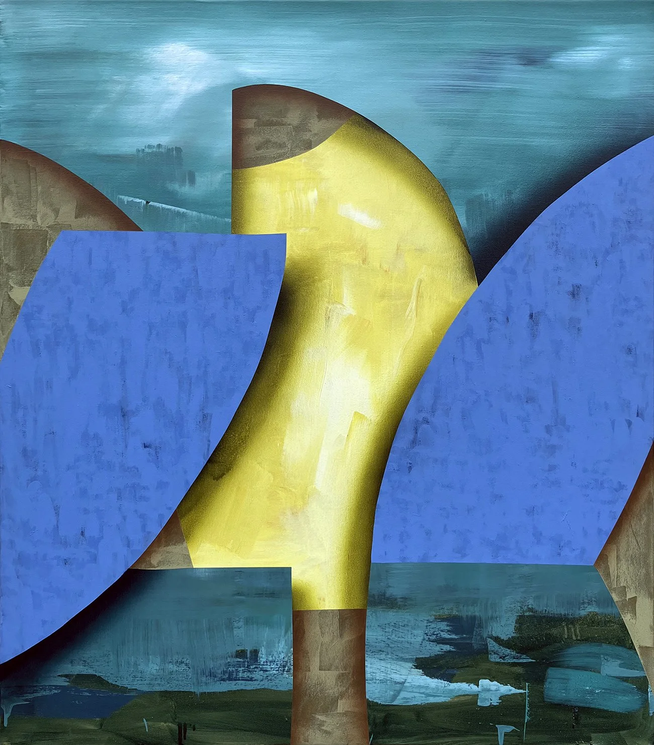 24-04, Acrylic on Canvas, 48" x 42", 2024