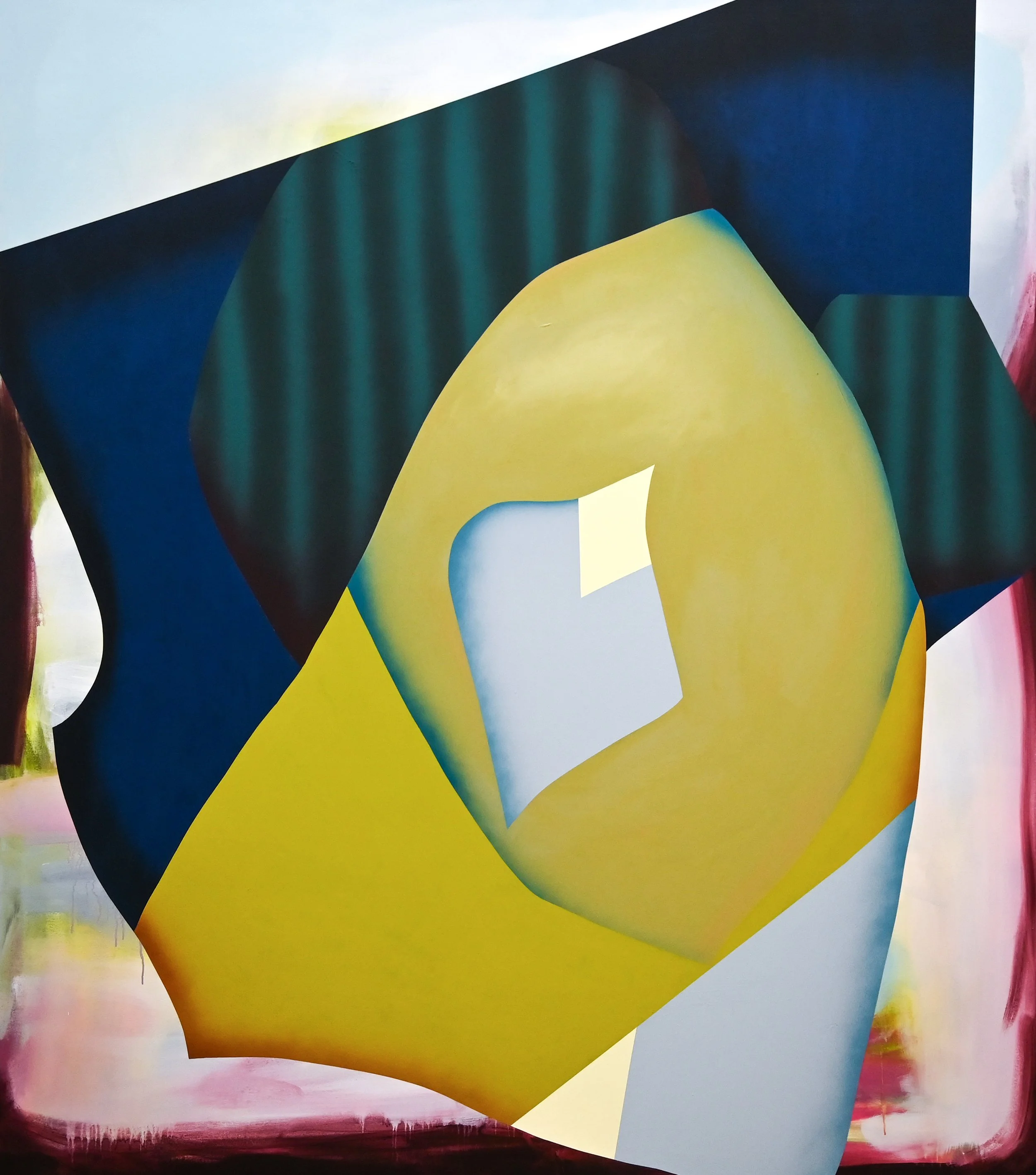 26-06, Acrylic on Canvas, 84" x 76", 2026