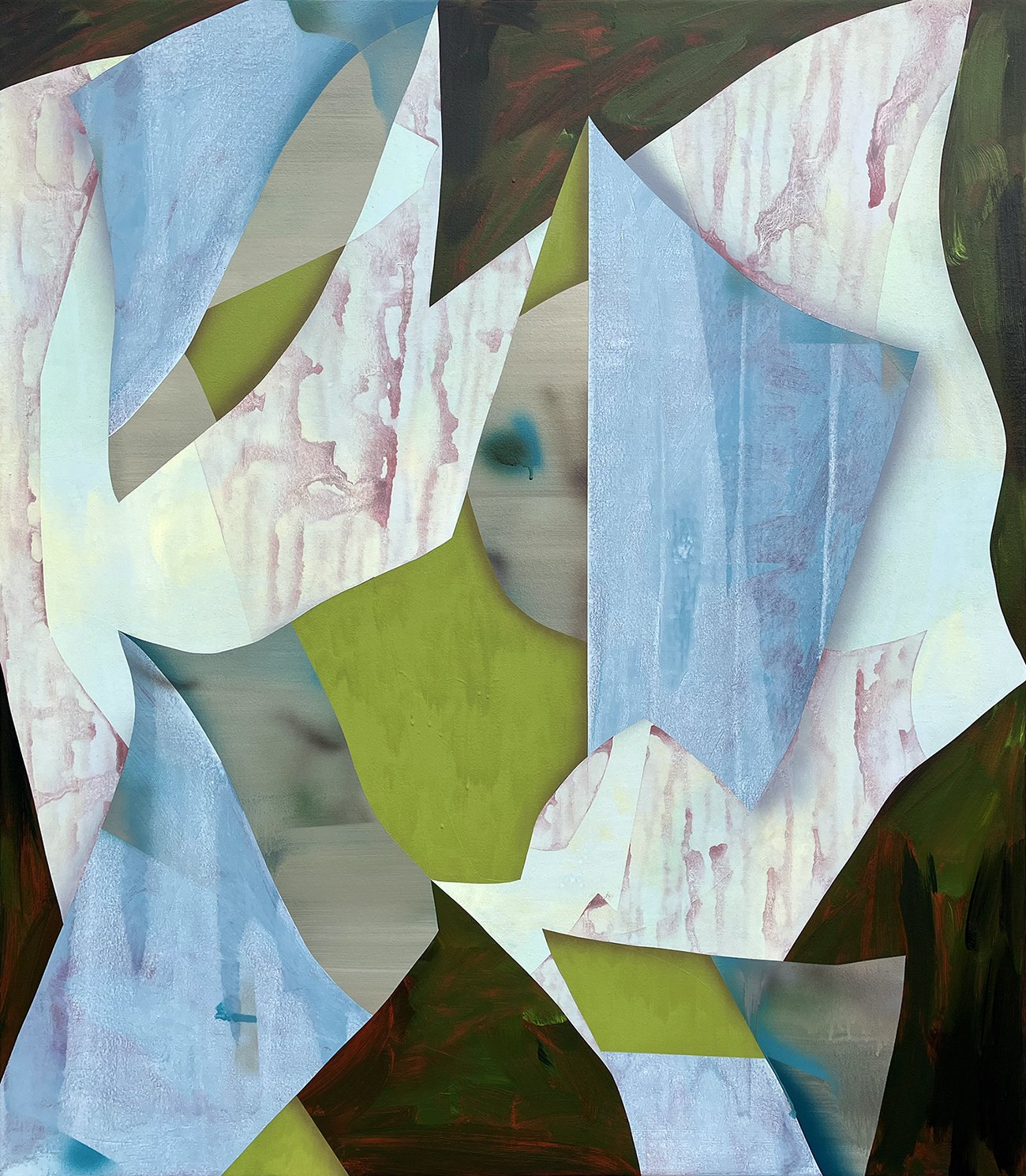 25-03, Acrylic on Canvas, 48" x 42", 2025