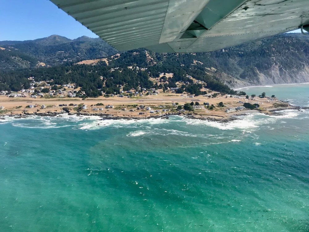 Flying into Shelter Cove Airport on the Lost Coast | Discover Southern Humboldt Adventures
