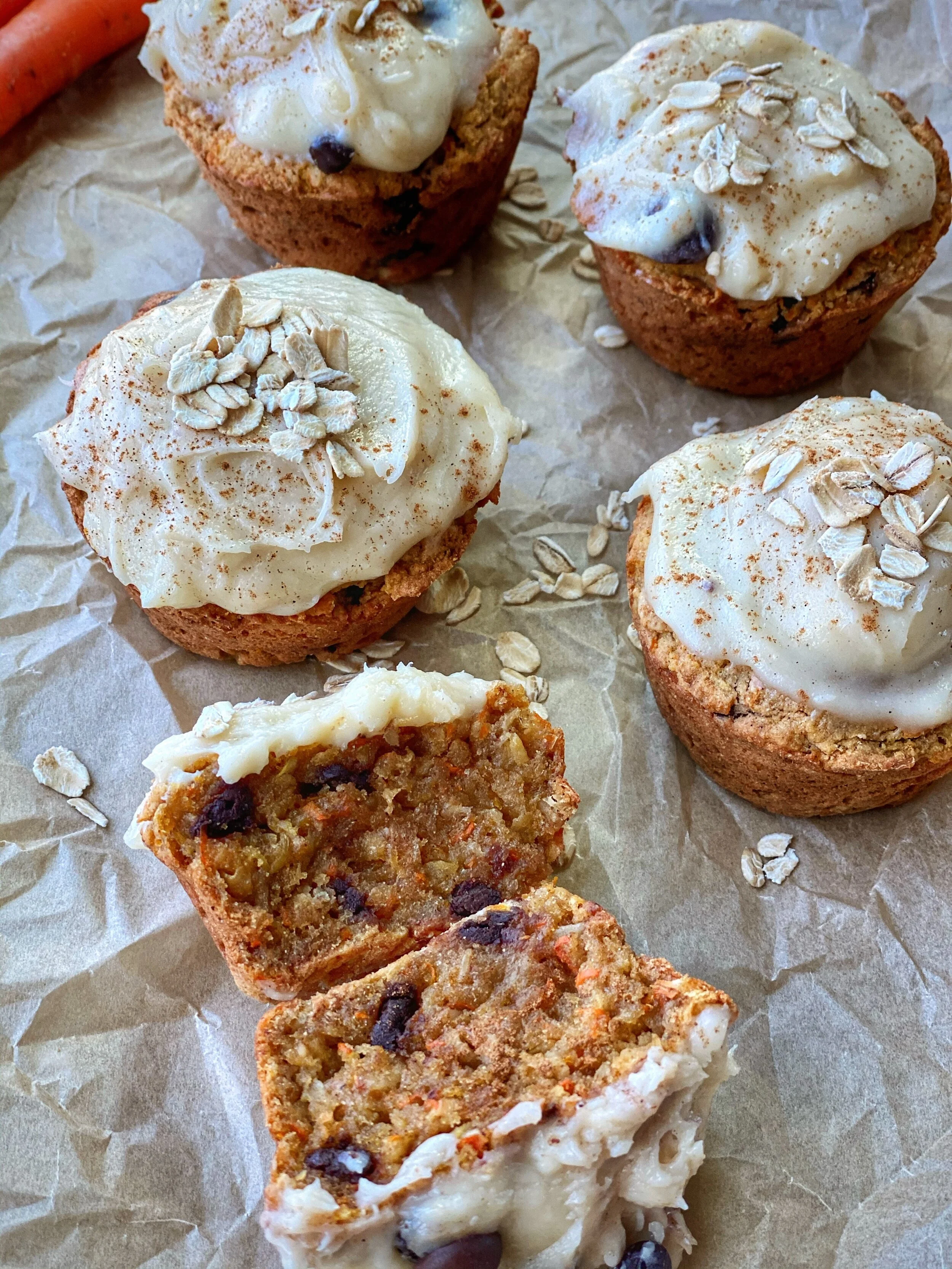 GF CARROT CAKE APPLE BREAKFAST MUFFINS