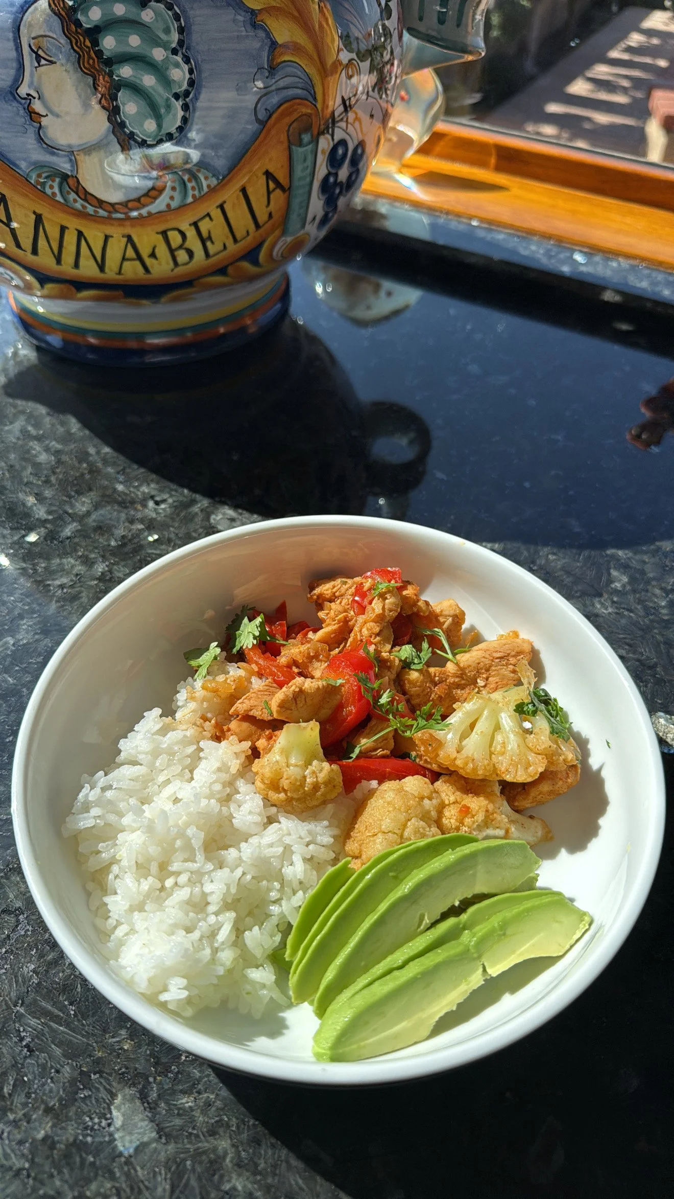 ONE PAN CHICKEN CAULIFLOWER SKILLET 