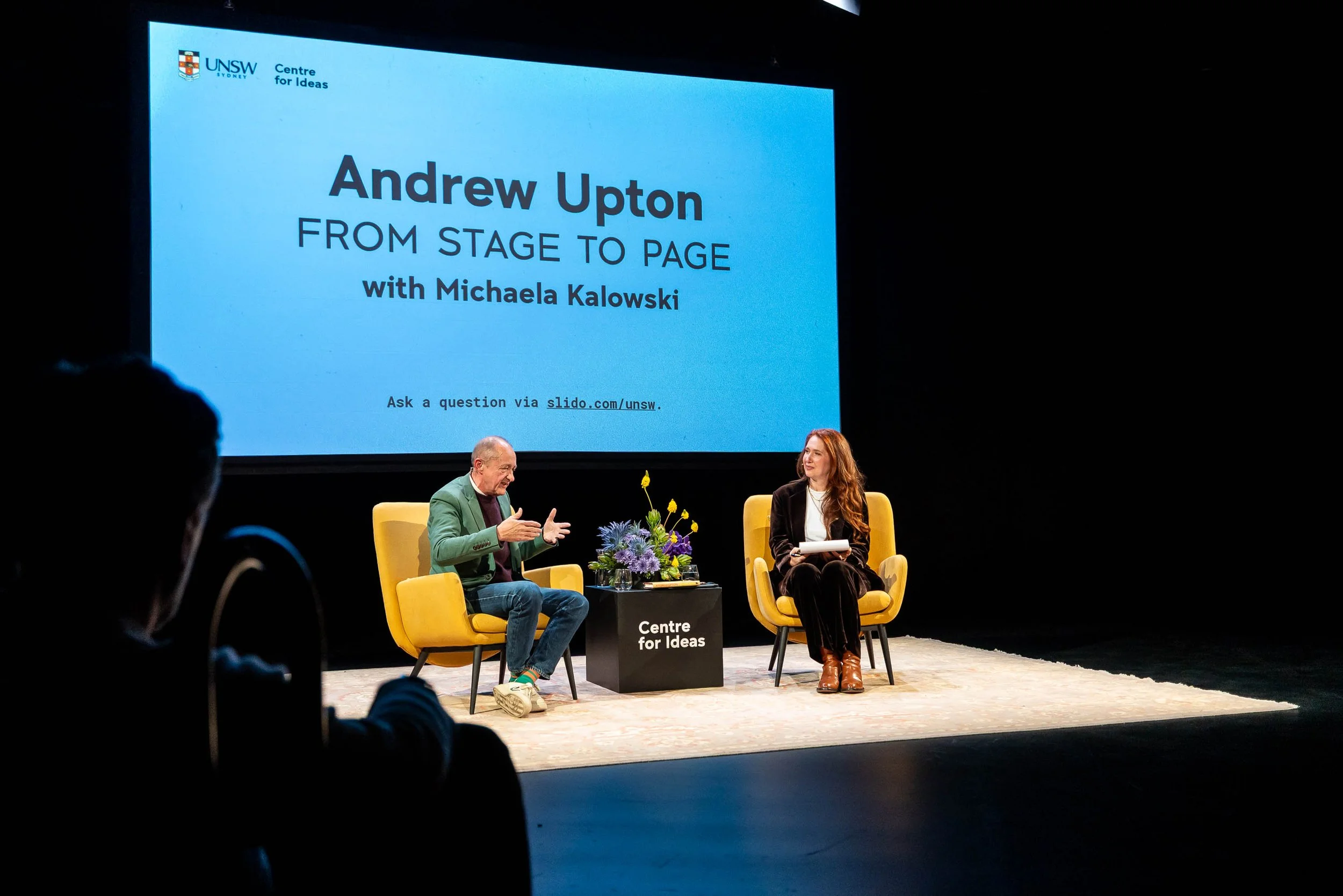 Andrew Upton: From stage to page
