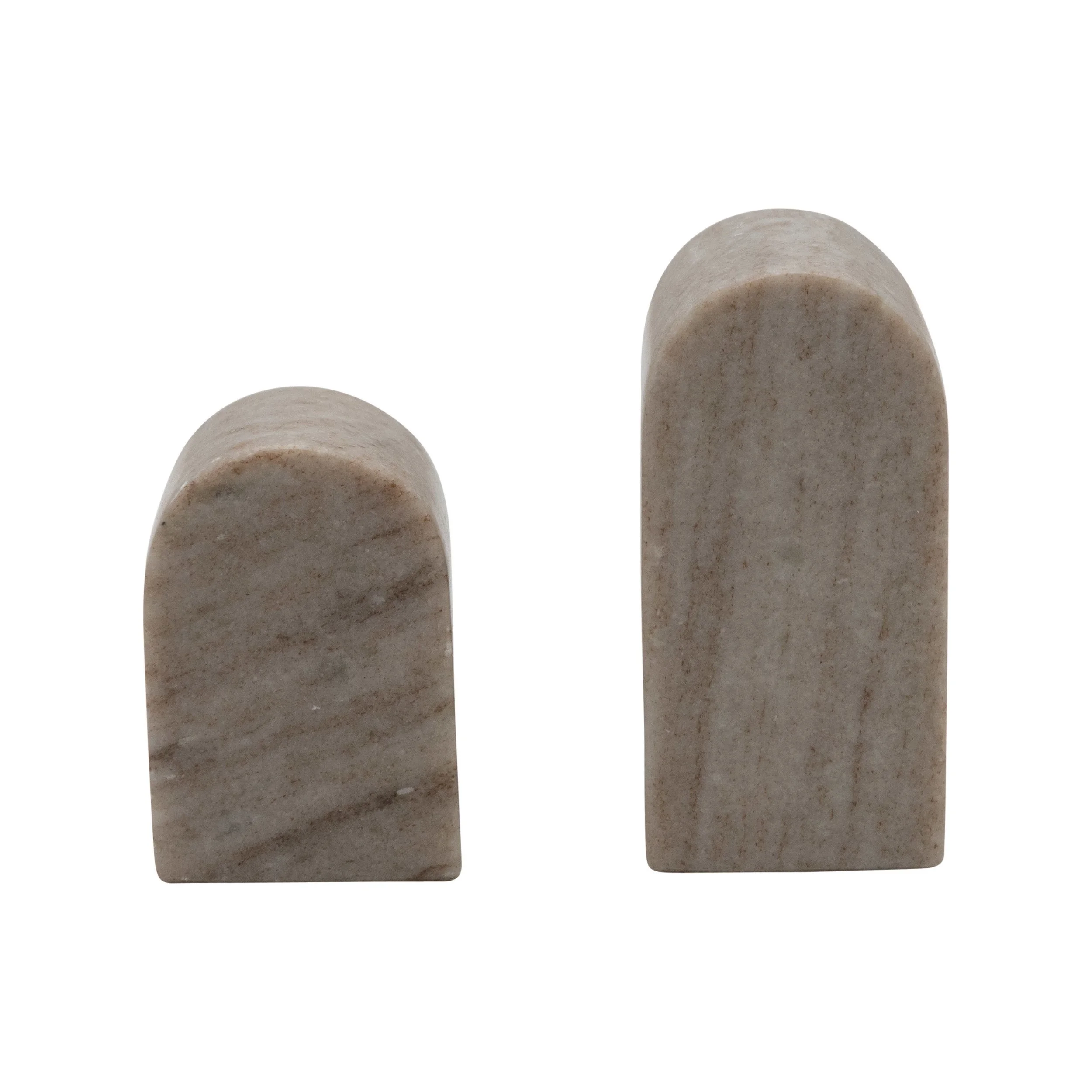 Arch Marble Bookends, Set of 2